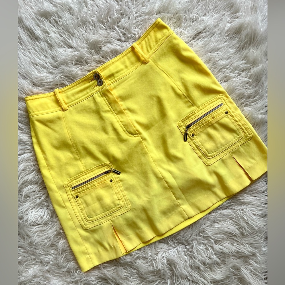 Bright Yellow Jamie Sadock Skort Skirt